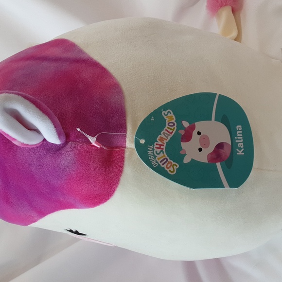 12" Squishmallows  - Katlina the Cow, NWT - Picture 4 of 6